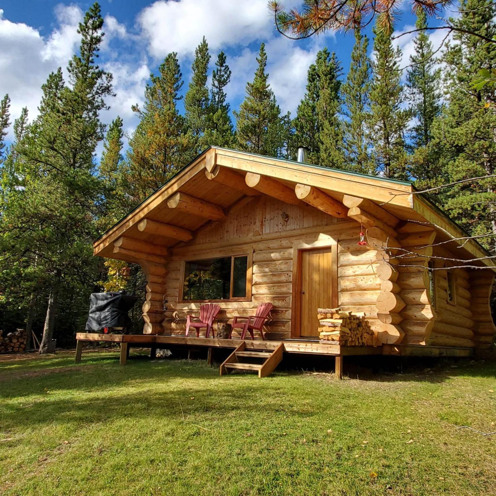Rocky Mountain Escape Dome & Log Cabin Rentals - Rock Lake Rock Lake Lodge Provincial Park المظهر الخارجي الصورة