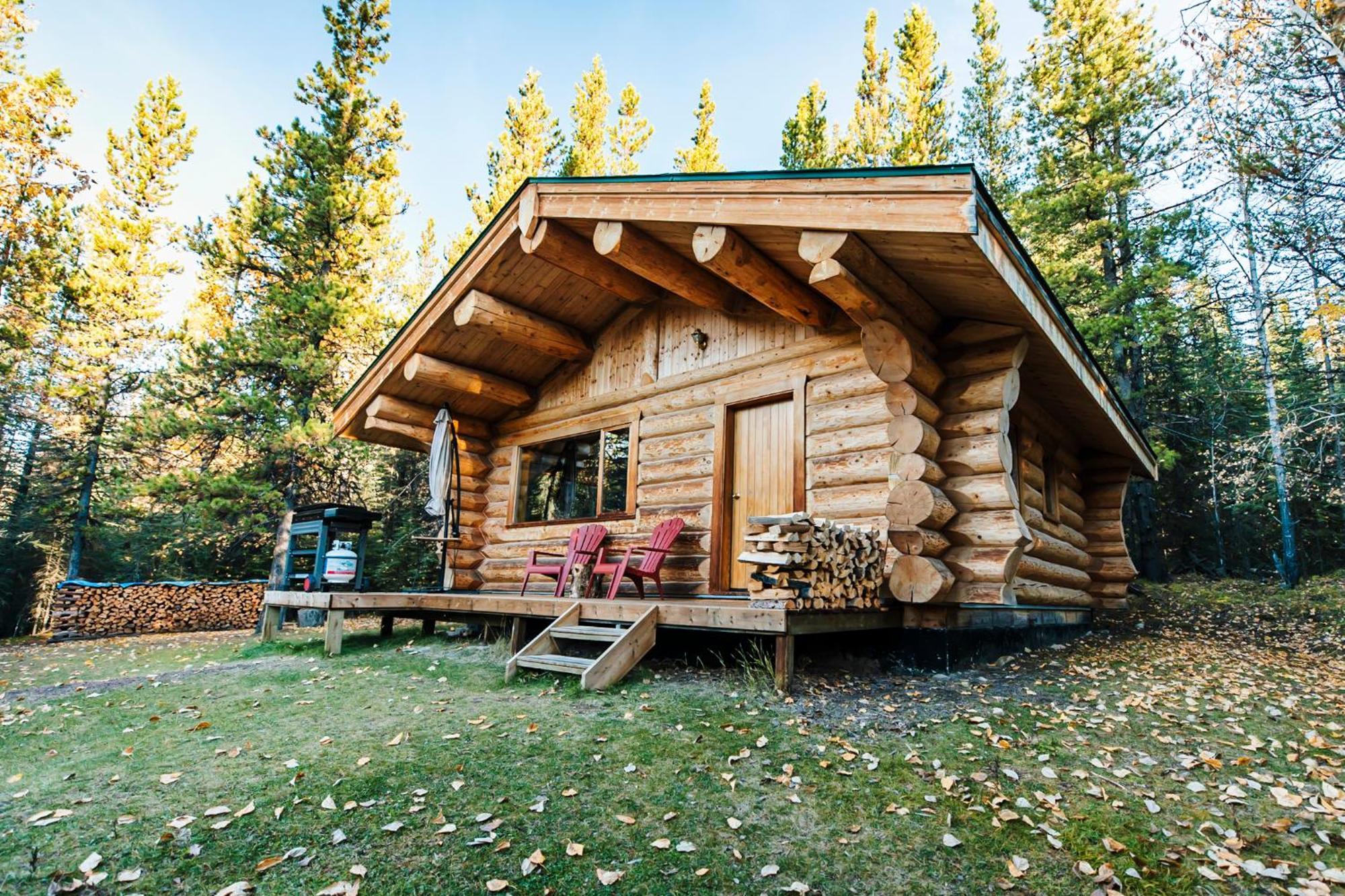 Rocky Mountain Escape Dome & Log Cabin Rentals - Rock Lake Rock Lake Lodge Provincial Park المظهر الخارجي الصورة