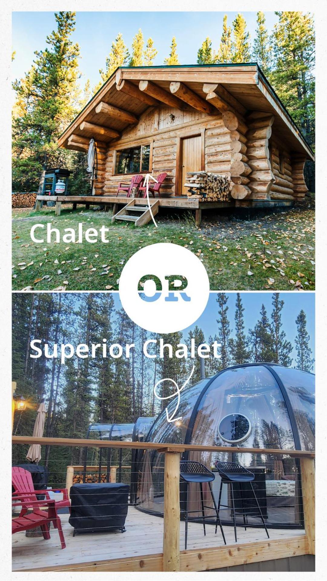 Rocky Mountain Escape Dome & Log Cabin Rentals - Rock Lake Rock Lake Lodge Provincial Park المظهر الخارجي الصورة